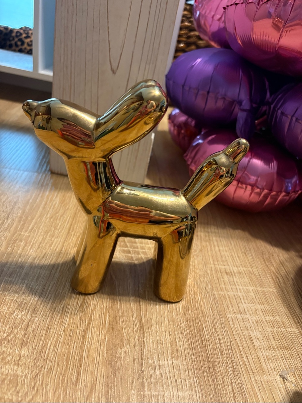 Gold Decorative Dog Figurine